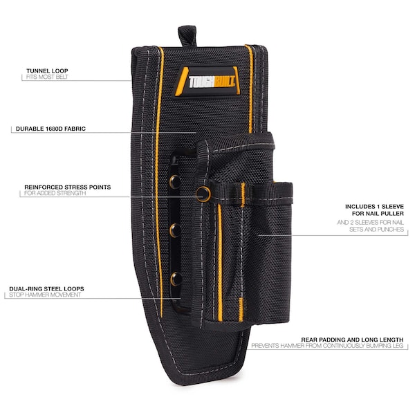 Toughbuilt DualRing Hammer Holder TB231C Zoro